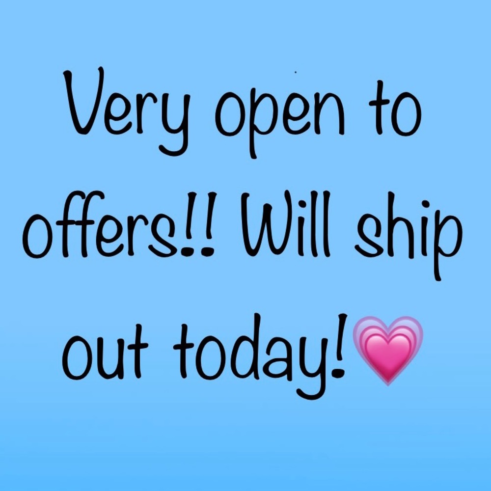 Very open to offers!